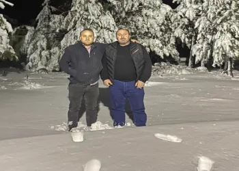 Ulus Dağı’nda kar kalınlığı 30 santimi geçti
