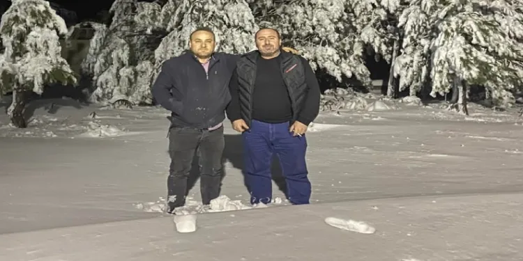 Ulus Dağı’nda kar kalınlığı 30 santimi geçti