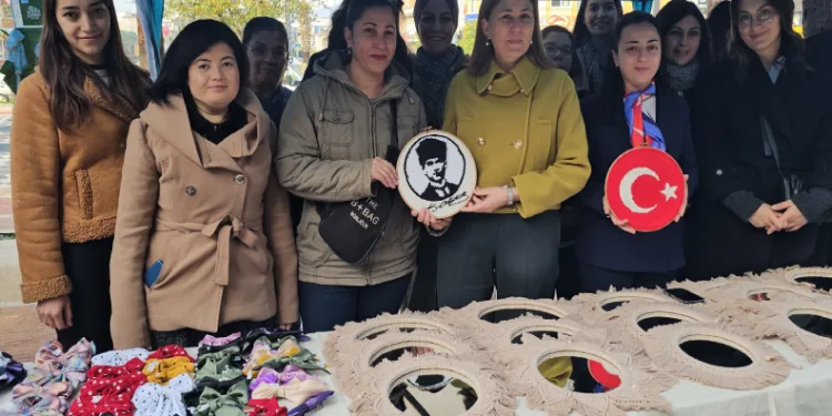 Nazilli’de kursiyerlerin sergisi büyük ilgi gördü