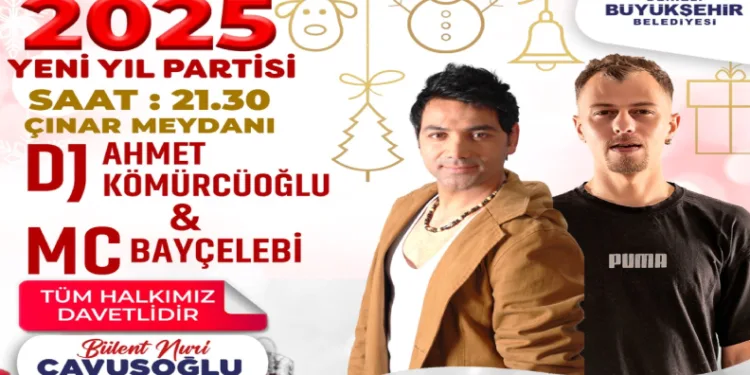 Denizli yeni yıla coşkuyla girecek