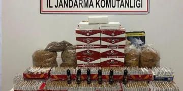 Söke’de 55 bin dolu makaron ele geçirildi