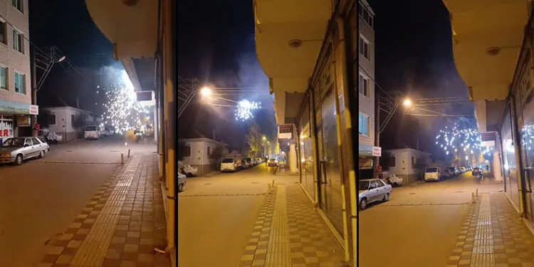 Bursa’da elektrik telleri kısa devre yaptı