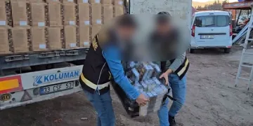 2 TIR’da 44 bin 230 paket kaçak sigara ele geçirildi
