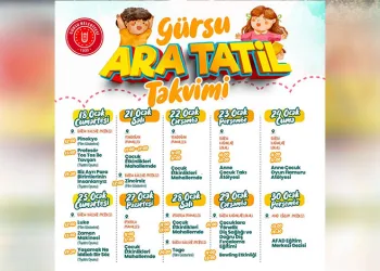 Gürsu’da ara tatil keyfi başlıyor