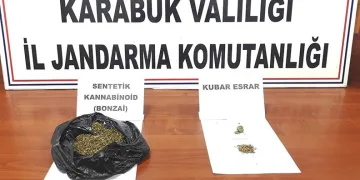 Uyuşturucuyla yakalanan şüpheli adliyeye sevk edildi