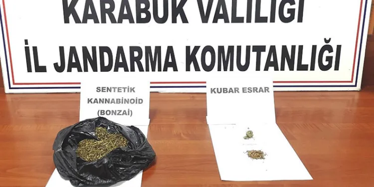 Uyuşturucuyla yakalanan şüpheli adliyeye sevk edildi