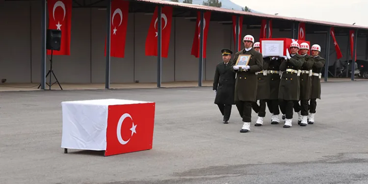 Şehit Akıncı için Şırnak’ta tören düzenlendi