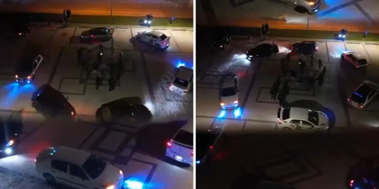 Bursa’da otomobilleriyle ‘kutu kutu pense’ oynadılar