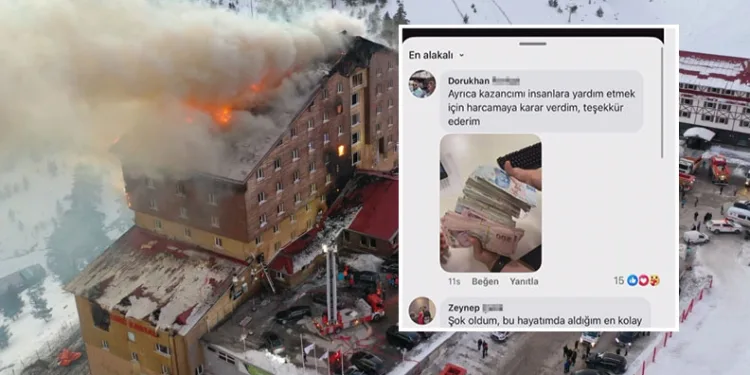 Yangın felaketini bahis sitesi reklamına malzeme yaptılar!