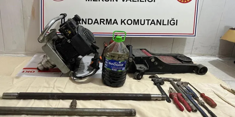 Mersin’de kaçak kazı yapan 4 şüpheli yakalandı