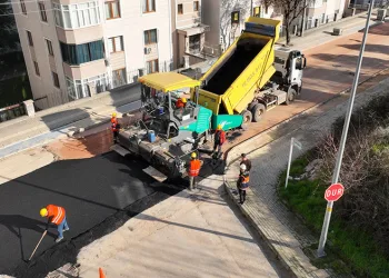 Tarihi projede asfalt çalışmaları hız kazandı