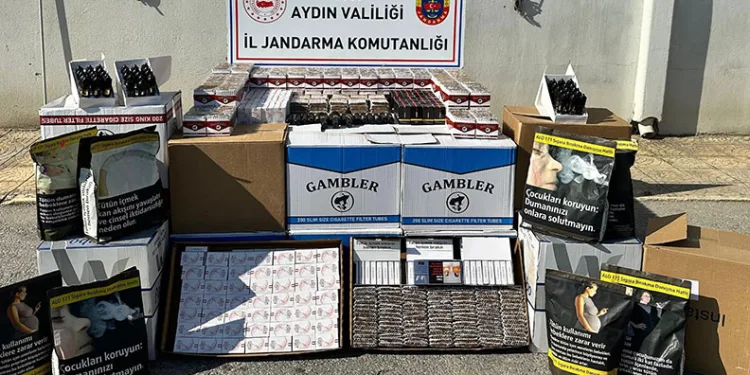 Aydın’da kaçak tütün operasyonu