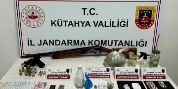 Kütahya’da jandarmadan uyuşturucu operasyonu: 2 gözaltı