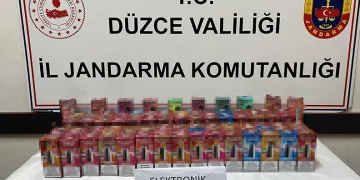 Jandarmadan kaçak elektronik sigara operasyonu