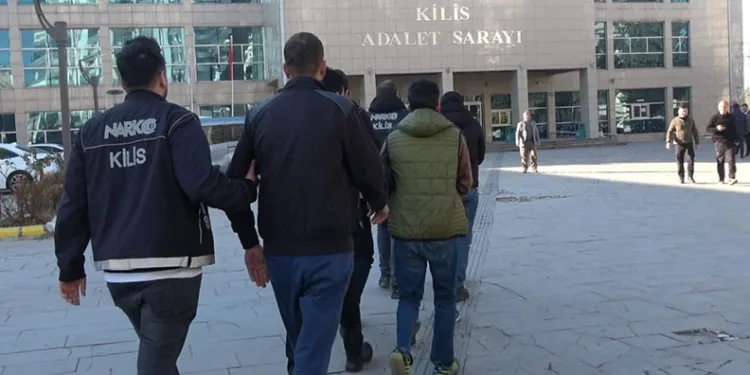 Kilis’te uyuşturucu operasyonunda 5 şahıs tutuklandı