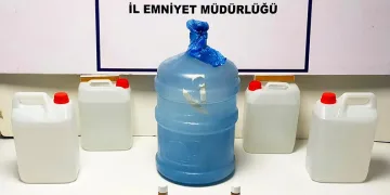 Ayvalık’ta kaçak alkol ele geçirildi