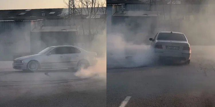 İnegöl’de drift atan ehliyetsiz sürücüye ceza