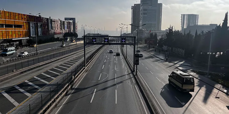 İstanbul yeni yılı trafiksiz karşıladı