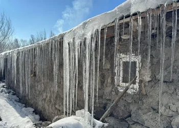 Ağrı buz kesti