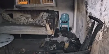 Mardin’de ev yangını çevreye sıçramadan söndürüldü