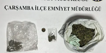 Çarşamba’da uyuşturucuya 3 gözaltı