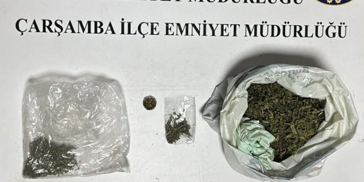 Çarşamba’da uyuşturucuya 3 gözaltı