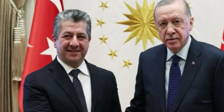 Cumhurbaşkanı Erdoğan, Barzani’yi kabul etti