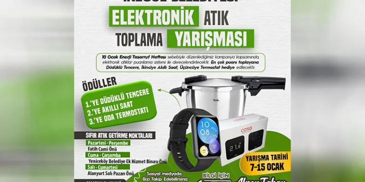 İnegöl’de atık toplama yarışması başladı