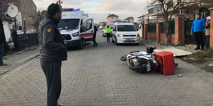 Ergene’de trafik kazası: 1 yaralı