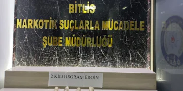 Bitlis’te 2 kilo uyuşturucu ele geçirildi