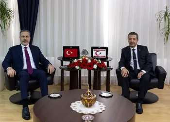 Dışişleri Bakanı Fidan, KKTC’de mevkidaşı Ertuğruloğlu ile görüştü