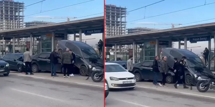 Bursa’da 4 aracın karıştığı kazada 1 kişi yaralandı