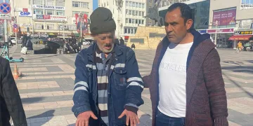 Engelli rolü oynayan dilenci yakayı ele verdi