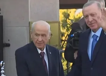 Erdoğan-Bahçeli görüşmesi başladı