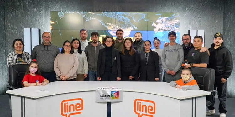 LÖSEV’den Line TV’ye Ziyaret