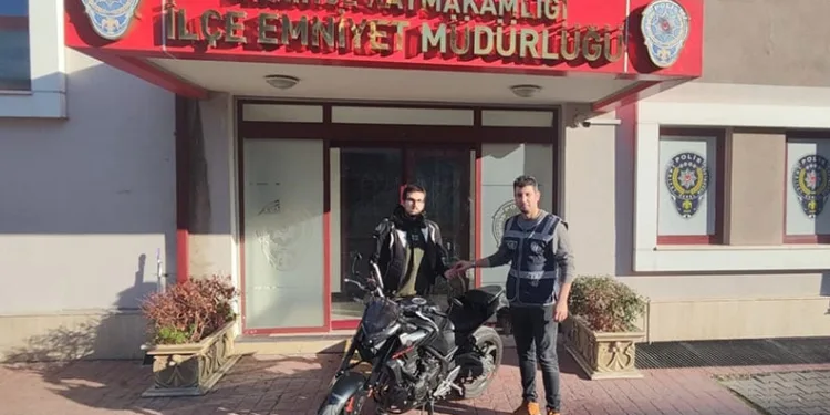 Kocaeli’de çalınan motosiklet İstanbul’da bulundu