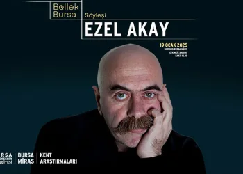 Bursa Bellek kent söyleşilerinin ilk konuğu Ezel Akay