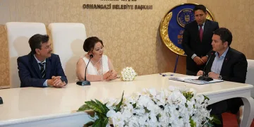 Osmangazi’de 1 yılda 6 bin 636 nikah kıyıldı