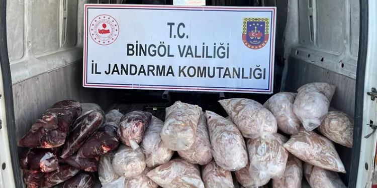 Hijyen kurallarına aykırı şekilde taşınan 200 kilo sakatat ele geçirildi
