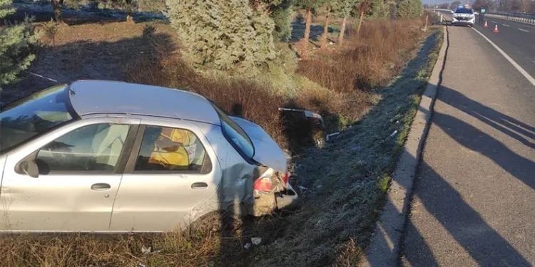 Manisa’da trafik kazası: 1 ölü 1 yaralı