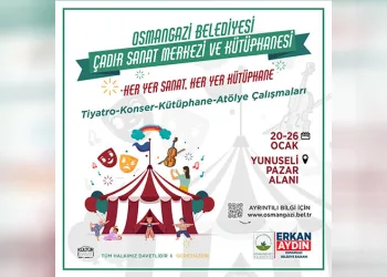 Bursa’da çocuklar için yarıyıl şenliği