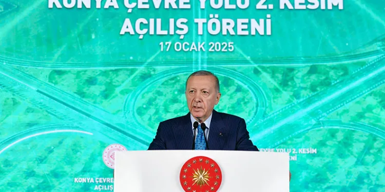 Cumhurbaşkanı Erdoğan, Konya Çevre Yolu 2. Etap açılışına katıldı