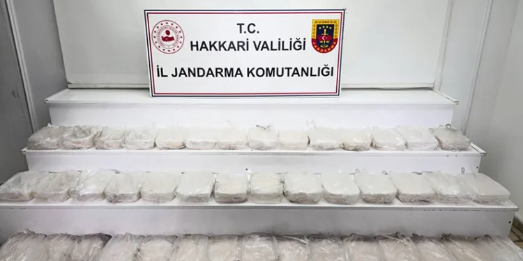Hakkari’de 49 kilo metamfetamin ele geçirildi