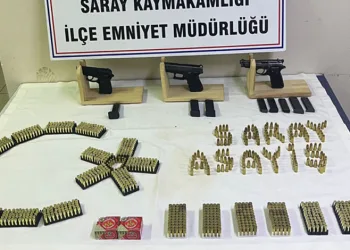 Tekirdağ’ın Saray ilçesinde ruhsatsız silah operasyonu