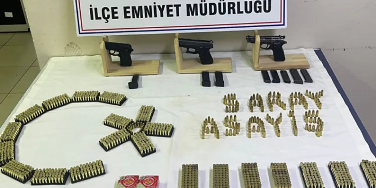 Tekirdağ’ın Saray ilçesinde ruhsatsız silah operasyonu