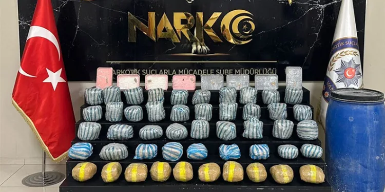 Van’da 36 kilo uyuşturucu ele geçirildi