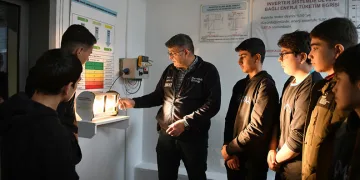 Gençlere uygulamalı enerji tasarrufu eğitimi