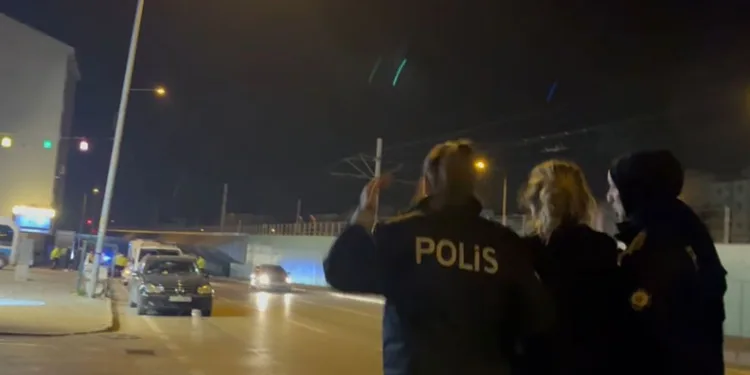 Bursa’da alkol kontrolü olaylı bitti