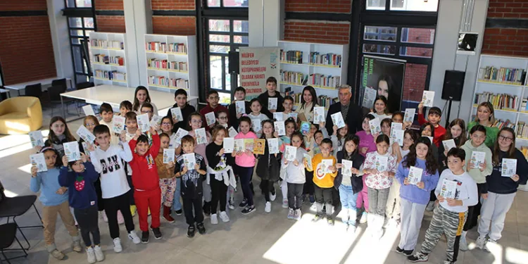 Nilüferli çocukların keyifli kütüphane buluşması