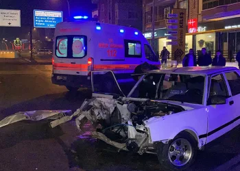 Çamura saplanarak derede mahsur kalan inek, iş makinesiyle kurtarıldı